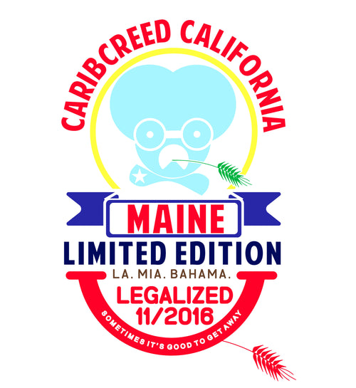 Original Classic - Maine - CaribCreed (California) T-shirt Dispensary