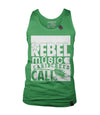 Rebel Musica Classic Tanks - Red | Green - CaribCreed (California) T-shirt Dispensary