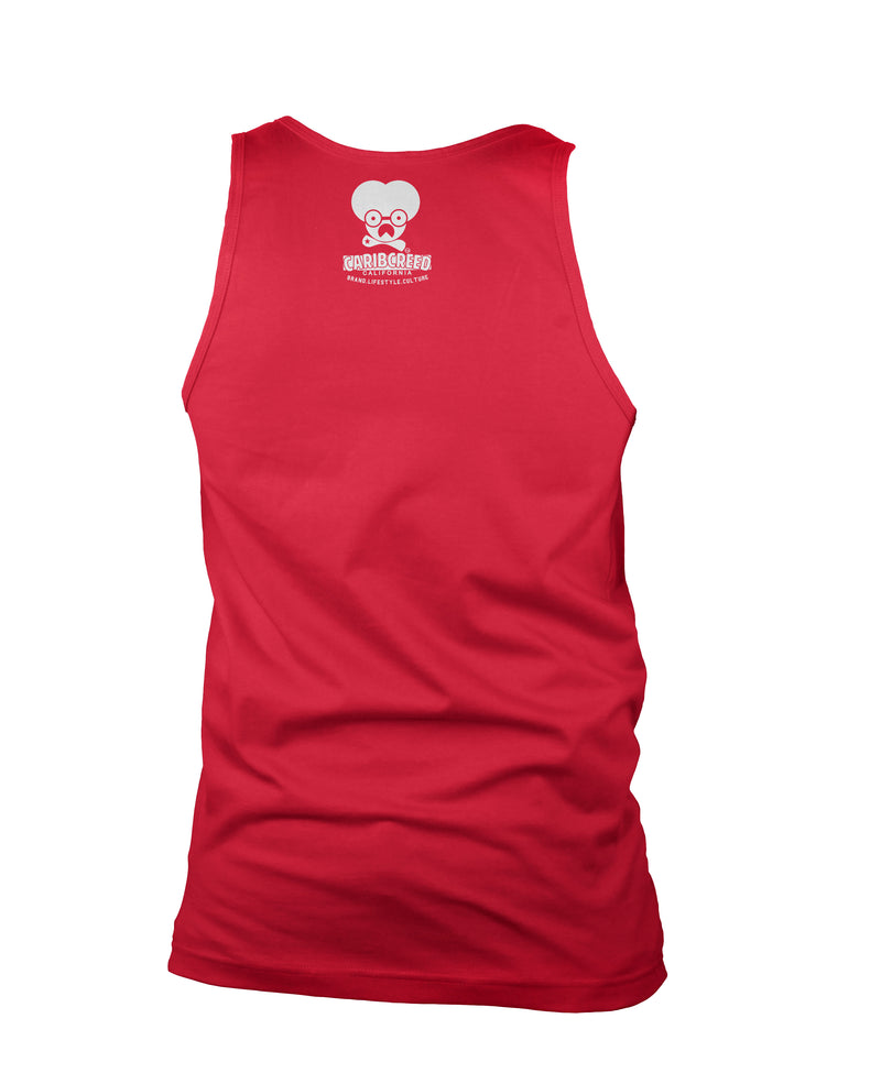 Rebel Musica Classic Tanks - Red | Green - CaribCreed (California) T-shirt Dispensary