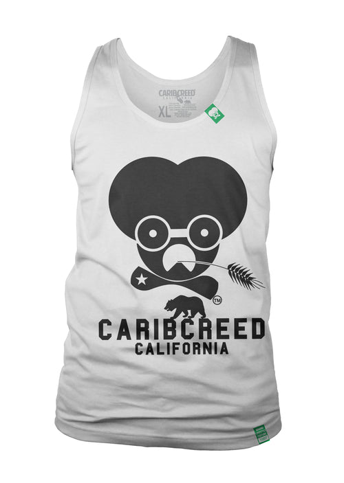 Green Tagged Classic Tanks -  Green | White | Black - CaribCreed (California) T-shirt Dispensary