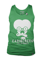 Green Tagged Classic Tanks -  Green | White | Black - CaribCreed (California) T-shirt Dispensary