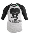 Original Raglan Classic - Black - CaribCreed (California) T-shirt Dispensary