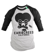 Original Raglan Classic - Black - CaribCreed (California) T-shirt Dispensary