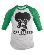 Original Raglan Classic - Green - CaribCreed (California) T-shirt Dispensary