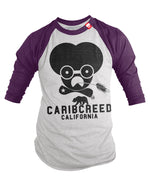 Original Raglan Classic - Purple - CaribCreed (California) T-shirt Dispensary