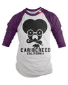 Original Raglan Classic - Purple - CaribCreed (California) T-shirt Dispensary